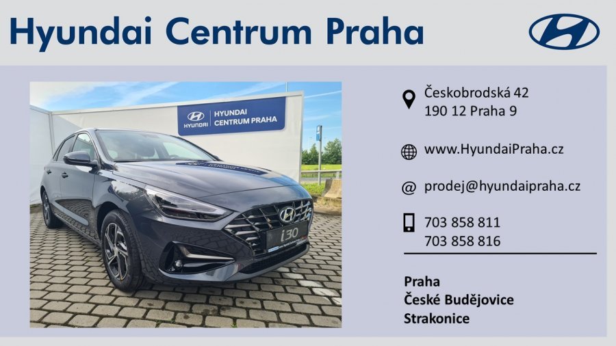 Hyundai i30, 1,5i CVVT 81 kW (95 NAT) 6 st. man, barva šedá