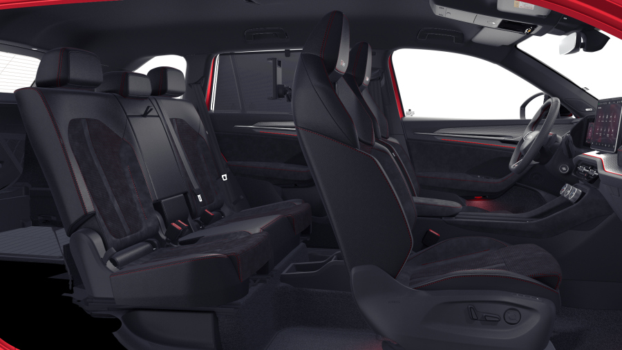 Škoda Kodiaq, 2,0 TSI 195 kW 7° automatická DSG 4x4, barva červená