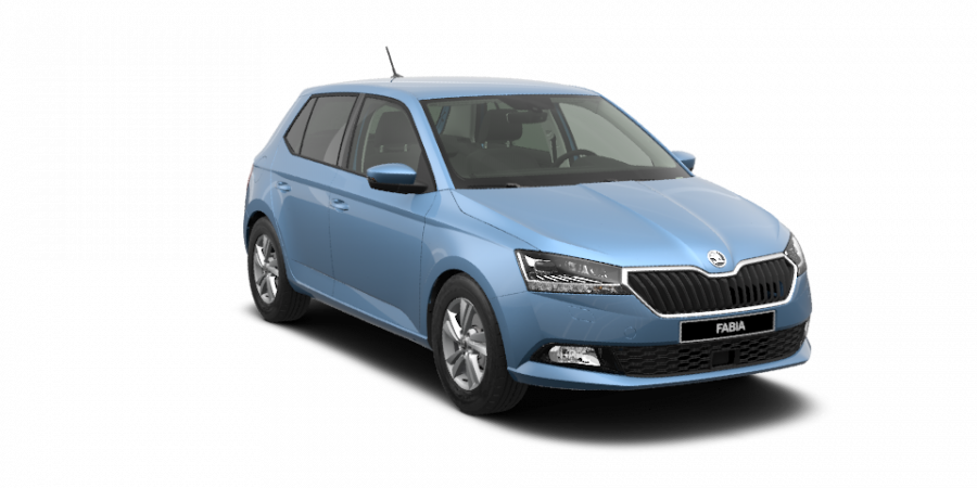 Škoda Fabia, 1,0 TSI 70 kW 5-stup. mech., barva modrá