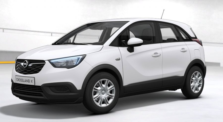 Opel Crossland X, 1.2 Turbo 81kW AT6 Enjoy, barva bílá