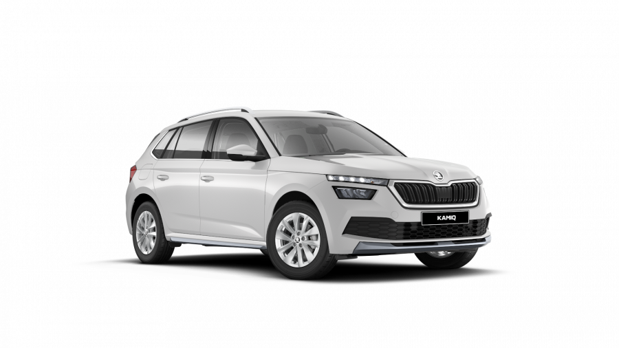 Škoda Kamiq, 1,5 TSI 110 kW 6-stup. mech., barva bílá