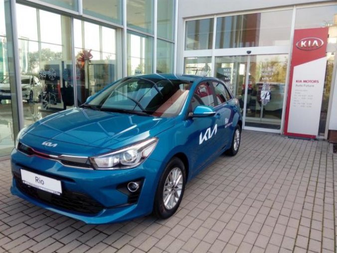 Kia Rio, 1,2 DPI Exclusive MY22, barva modrá