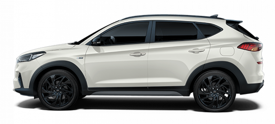 Hyundai Tucson, 1,6 T-GDi 130 kW (95 NAT) 6 st. man 4×4, barva bílá
