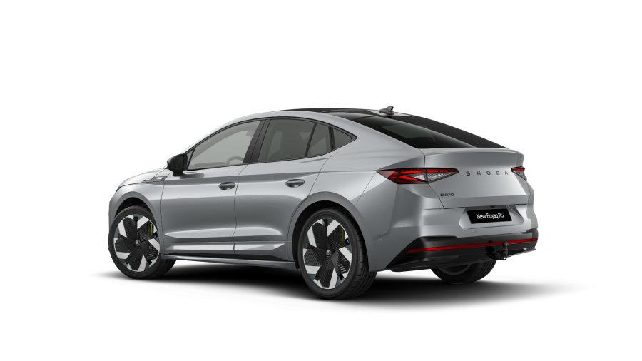 Škoda Enyaq iV, 84 kWh 250 kW 1° automatická 4x4, barva stříbrná