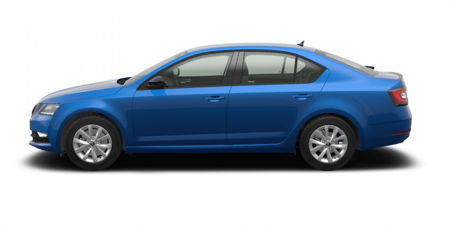 Škoda Octavia, 1,5 TSI 110 kW 6-stup. mech., barva modrá