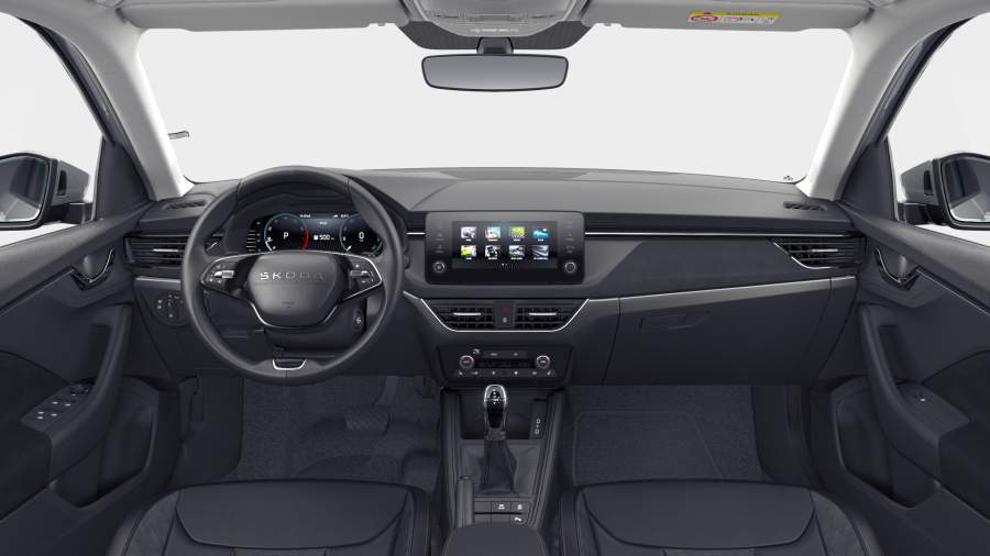 Škoda Scala, 1,5 TSI 110 kW 7° automatická DSG, barva stříbrná