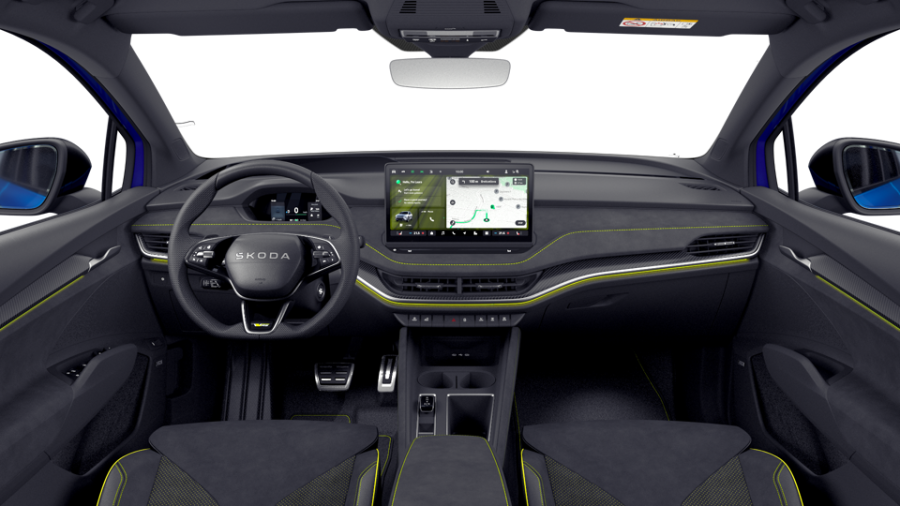 Škoda Elroq, 84 kWh 1° převodovka 4x4, barva modrá