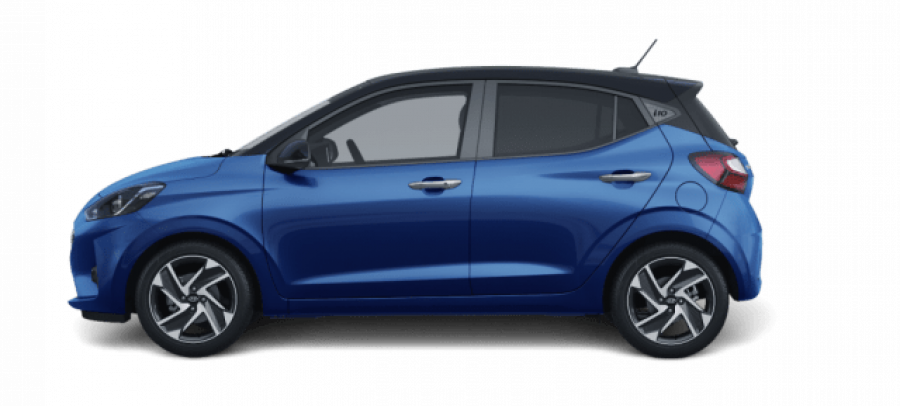Hyundai i10, 1,0i 49 kW (95 NAT) 5 st. man, barva modrá