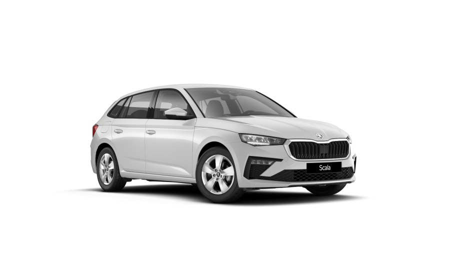 Škoda Scala, 1,0 TSI 70 kW 5° manuální, barva bílá