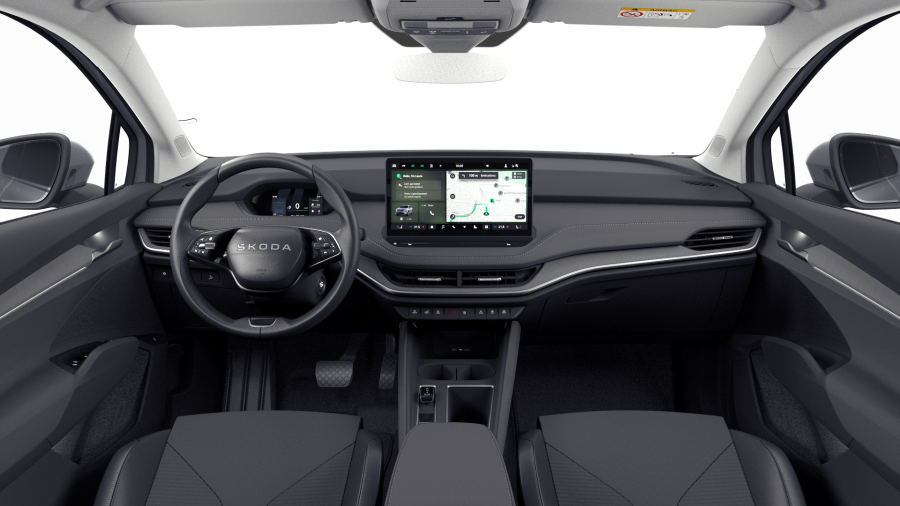 Škoda Enyaq iV, 82 kWh 1° automatická, barva stříbrná