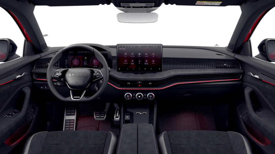 Škoda Superb, 2,0 TDI 110 kW 7° automatická DSG, barva červená