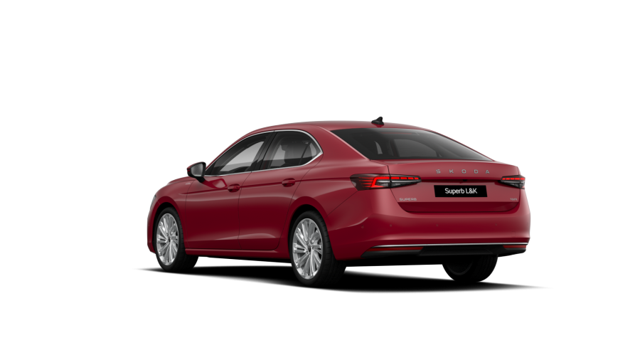 Škoda Superb, 2,0 TSI 195 kW 7-stup. automat. 4x4, barva červená