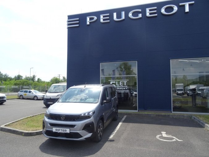 Peugeot Rifter, Peugeot Rifter LONG GT BlueHDi 130k EAT8, barva stříbrná