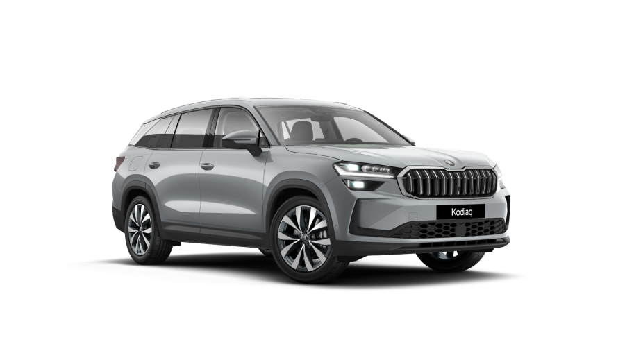 Škoda Kodiaq, 2,0 TDI 142 kW 7° automatická DSG 4x4, barva stříbrná