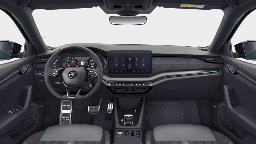 Škoda Octavia, 2,0 TSI 195 kW 7° automatická DSG, barva zelená
