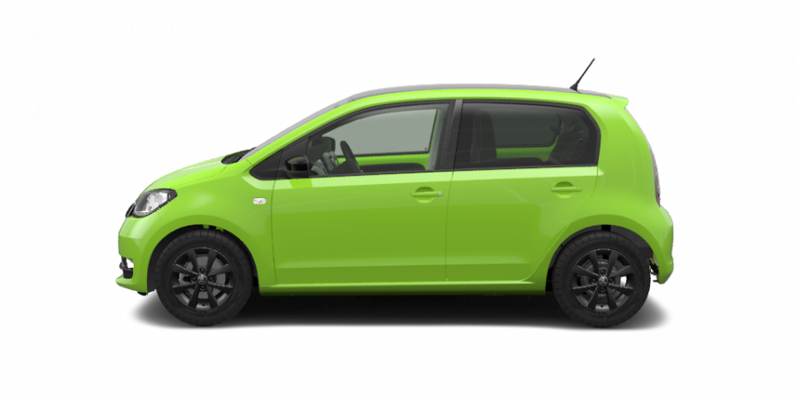 Škoda Citigo, 1,0 MPI 55 kW 5-stup. mech., barva zelená