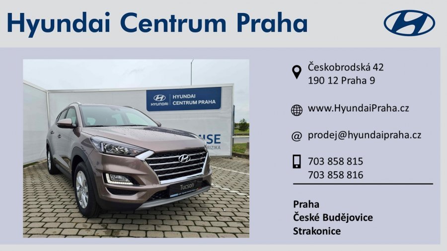 Hyundai Tucson, 1,6 CRDi 100 kW (diesel) 7 st. DCT, barva bronzová