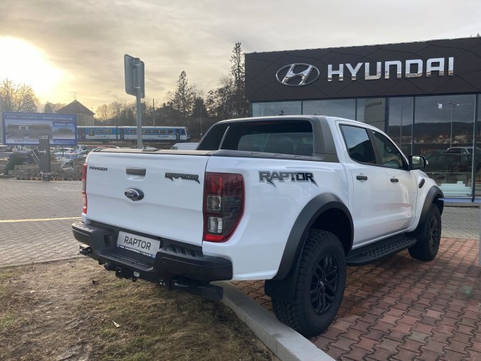 Ford Ranger, Raptor, Dvojkabina, 2.0 EcoBlue Bi-Turbo 157 kW/213 k, 10st. automatická, 4WD, barva bílá