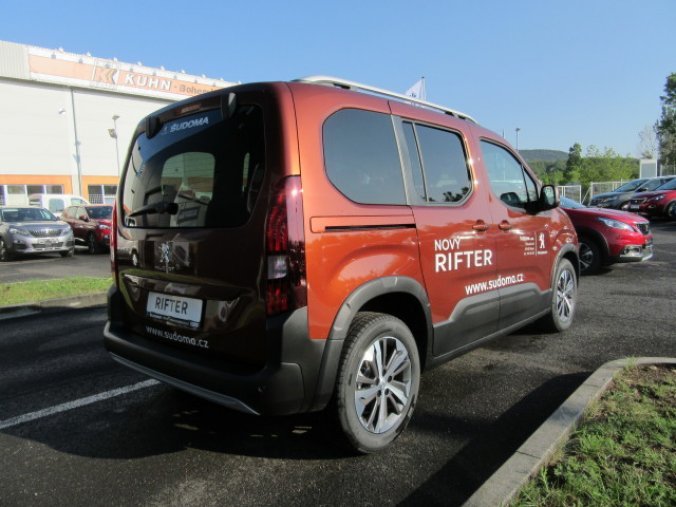 Peugeot Rifter, ALLURE 1.5 BlueHDi 100k MAN5, barva oranžová