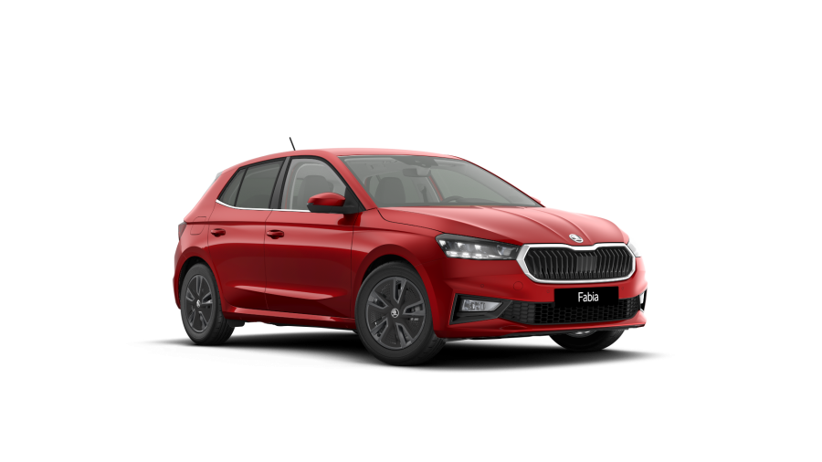 Škoda Fabia, 1,0 TSI 85 kW 6° manuální, barva červená