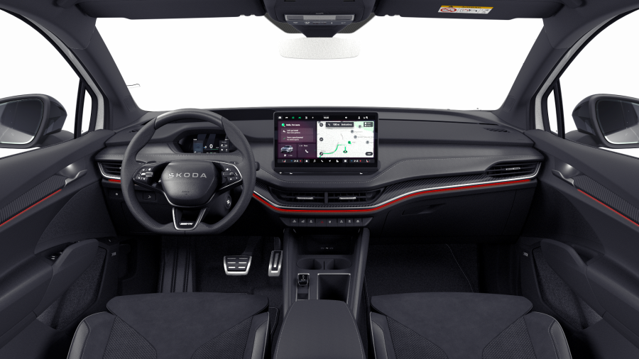 Škoda Enyaq iV, 82 kWh 1° automatická 4x4, barva bílá