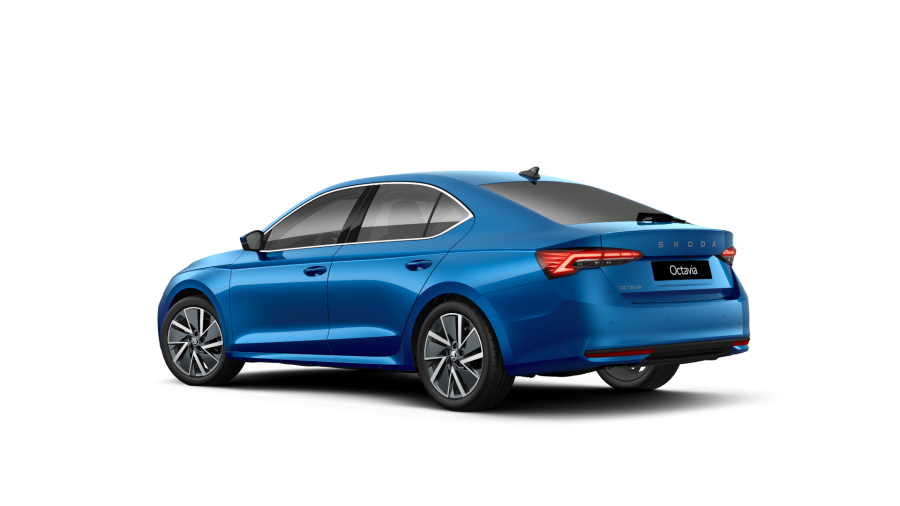 Škoda Octavia, 1,5 TSI m-HEV 110 kW 7° automatická DSG, barva modrá