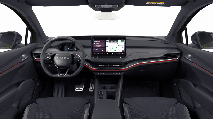 Škoda Enyaq iV, 82 kWh 1-stup. automat. 4x4, barva zelená