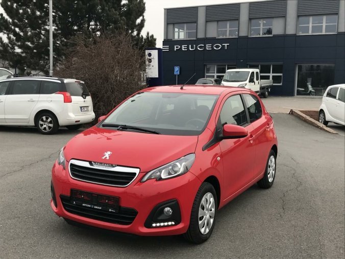 Peugeot 108, 1.0 VTi ACTIVE 72k MAN5, barva červená