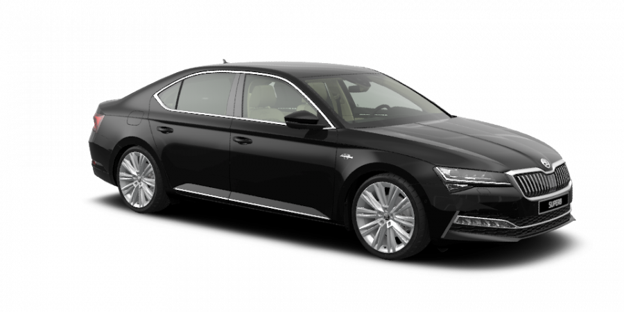 Škoda Superb, 2,0 TDI 147 kW 7-stup. automat. 4x4, barva černá