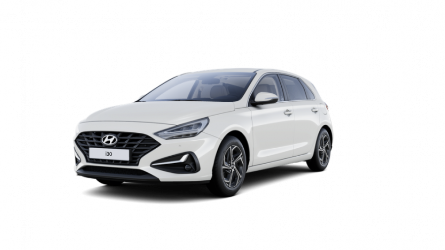 Hyundai i30, 1,5 T-GDI 117 kW DCT MHEV, barva bílá