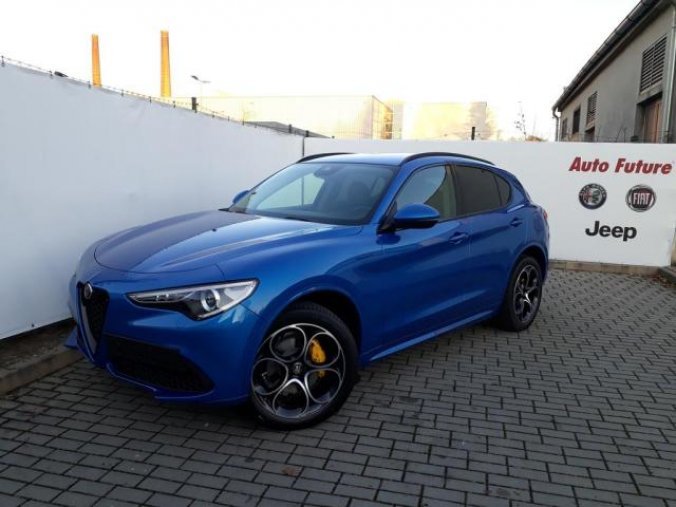 Alfa Romeo Stelvio, Veloce 4x4 2,0 280PS,nový mod., barva modrá