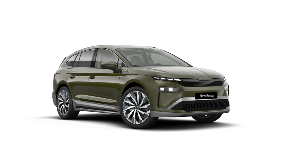 Škoda Enyaq iV, 82 kWh 210,00 kW 1° automatická 4x4, barva zelená