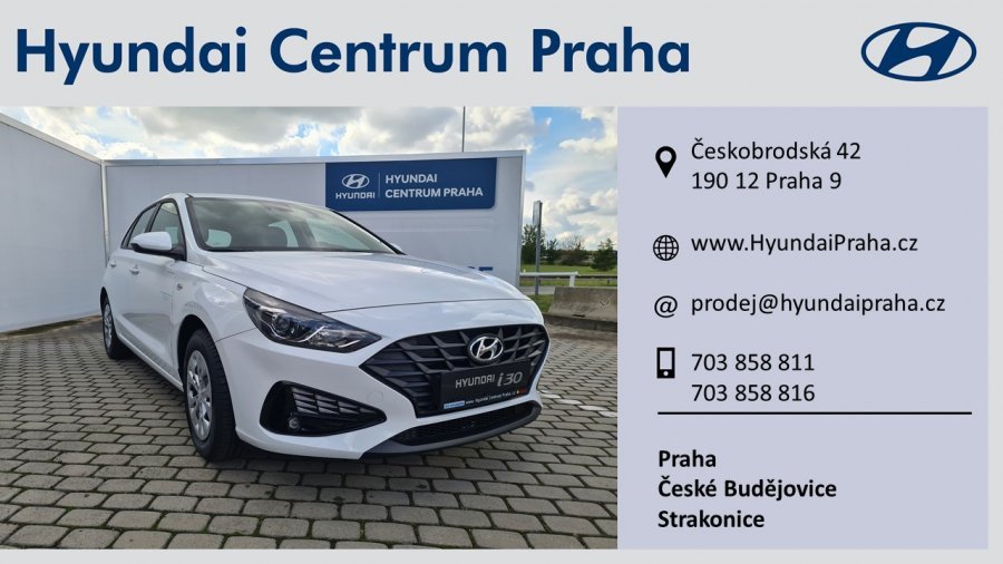 Hyundai i30, 1,5i CVVT 81 kW (95 NAT) 6 st. man, barva bílá