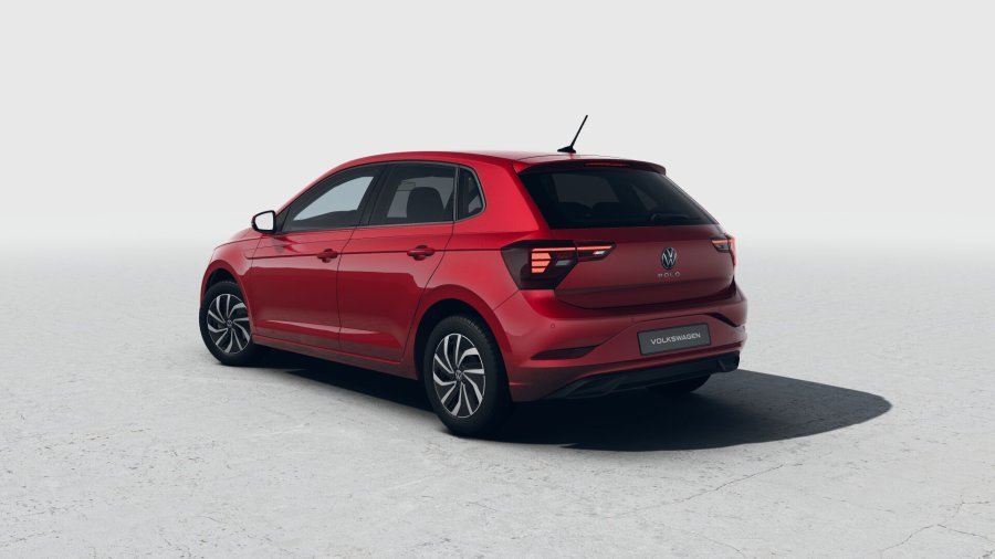Volkswagen Polo, Polo People 1,0 TSI 70 kW 7DSG, barva červená
