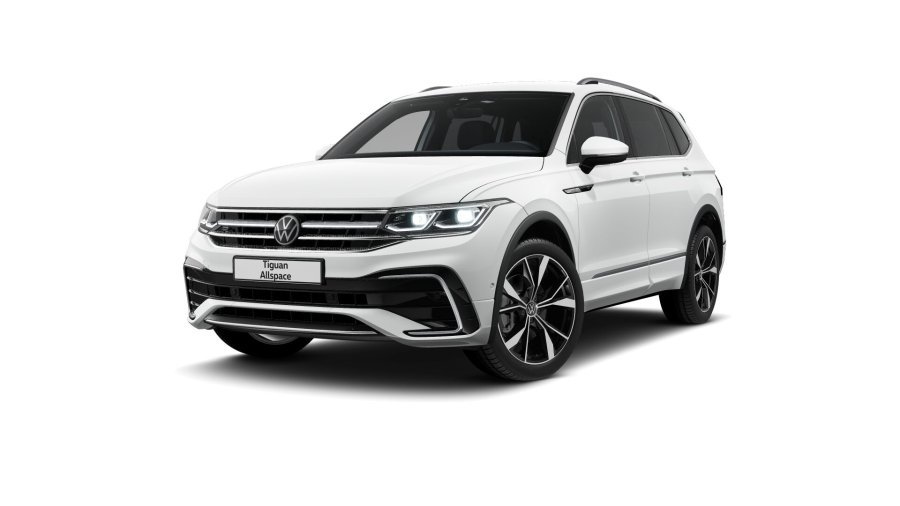 Volkswagen Tiguan Allspace, Allspace R-Line 2,0 TDI 147 kW 4M 7DSG, barva bílá