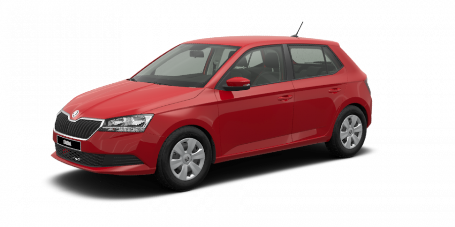 Škoda Fabia, 1,0 TSI 70 kW 5-stup. mech., barva červená