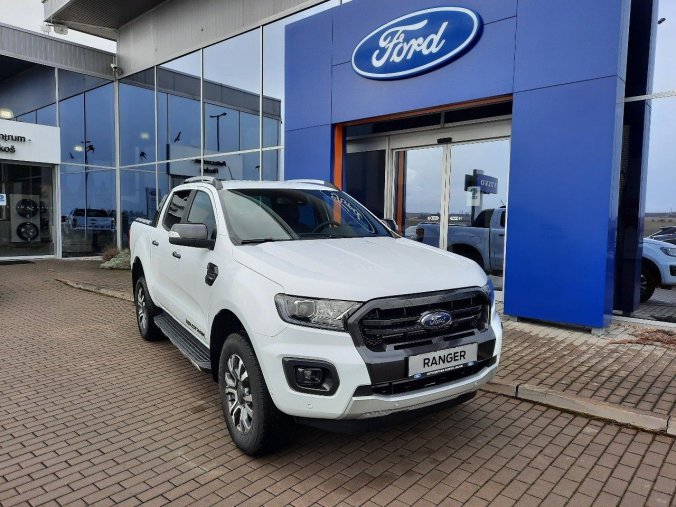 Ford Ranger, Double Cab Wildtrak, Dvojkabina, 2.0 EcoBlue Bi-Turbo 157 kW/213 k, 10st. automatická, 4WD, barva bílá