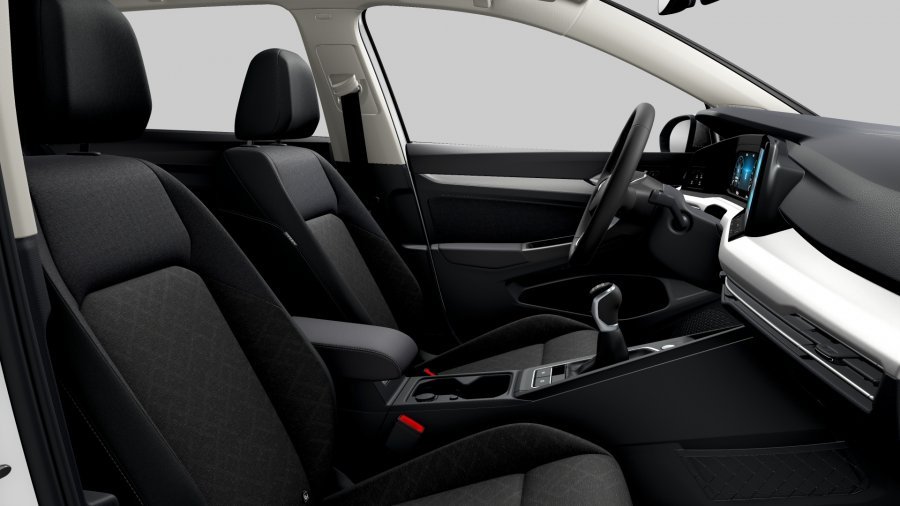 Volkswagen Golf Variant, Golf Variant Life 1,0 TSI 6G, barva bílá