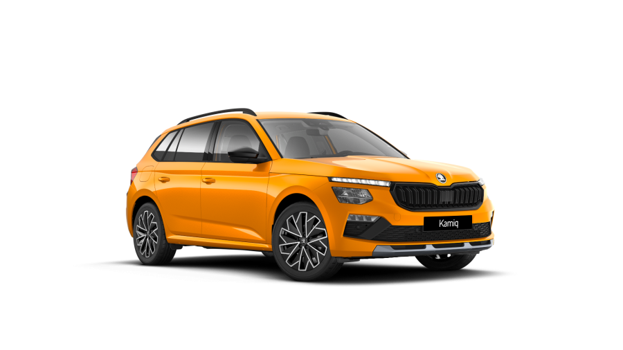 Škoda Kamiq, 1,0 TSI 85 kW 7-stup. automat., barva oranžová