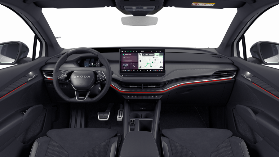 Škoda Enyaq iV, 82 kWh 210,00 kW 1° automatická 4x4, barva bílá
