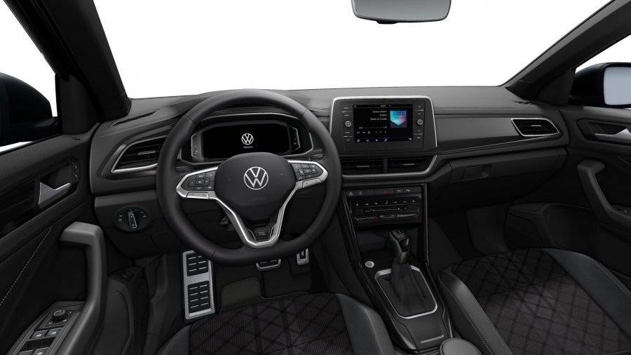 Volkswagen T-Roc, T-Roc R-Line 1,5 TSI 110 kW 7DSG, barva černá