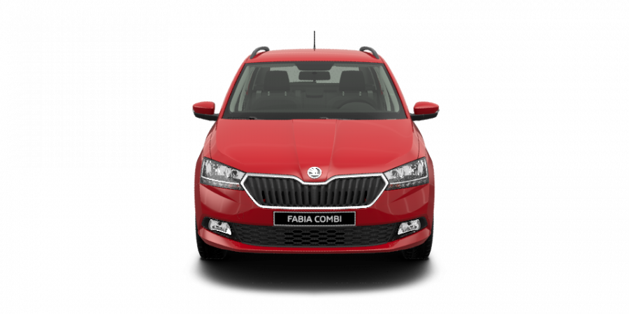 Škoda Fabia, 1,0 MPI 55 kW 5-stup. mech., barva červená