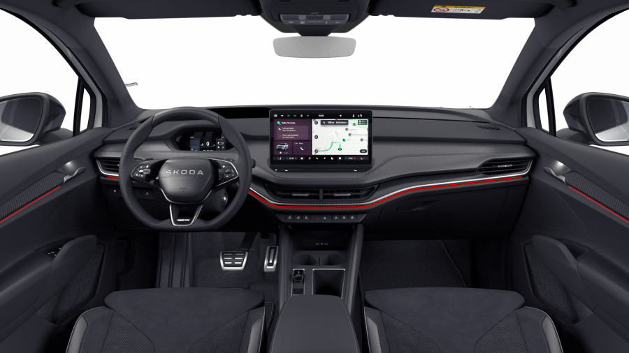 Škoda Enyaq iV, 82 kWh 210 kW 1° automatická 4x4, barva bílá