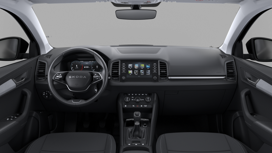 Škoda Karoq, 1,5 TSI 110 kW 6-stup. mech., barva černá