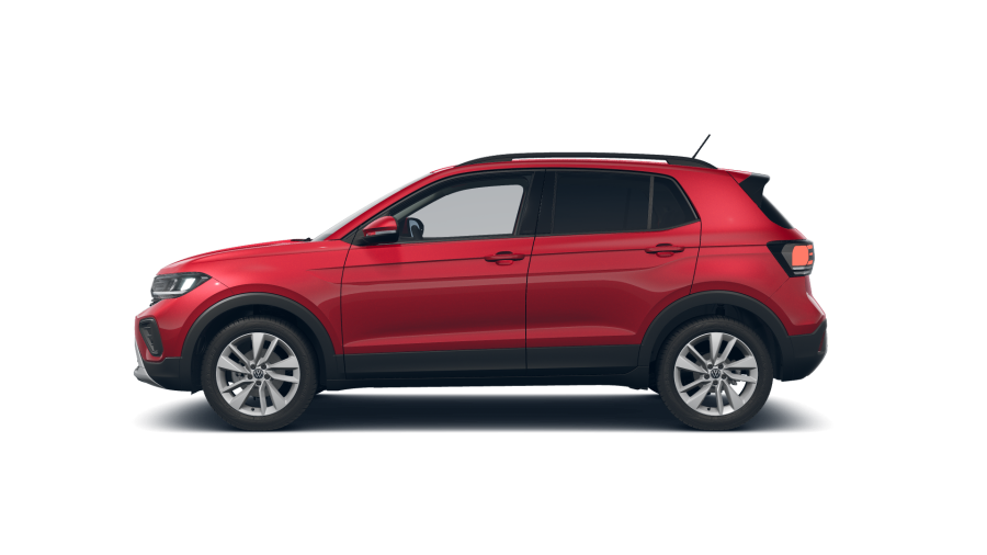 Volkswagen T-Cross, T-Cross People 1.0 TSI 85 kW 7DSG, barva červená