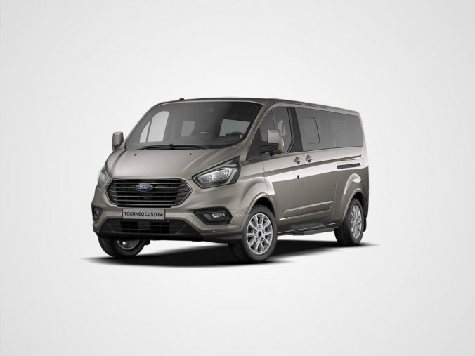 Ford Tourneo Custom, MPV,  L2 TITANIUM MHEV 2,0 EcoBlue (mHEV) 136 kW / 185 k, barva stříbrná