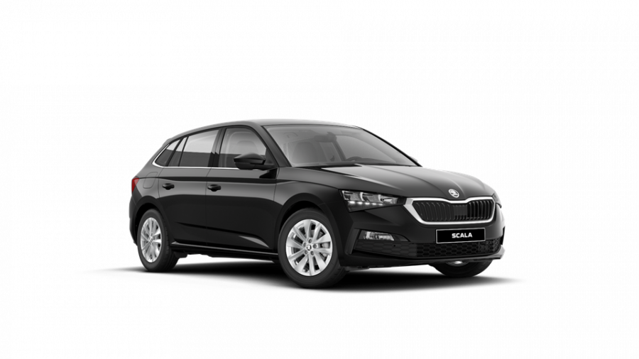 Škoda Scala, 1,5 TSI 110 kW 6-stup. mech., barva černá