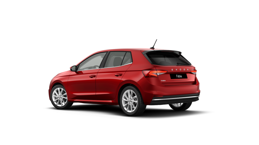 Škoda Fabia, 1,0 TSI 85 kW 6° manuální, barva červená