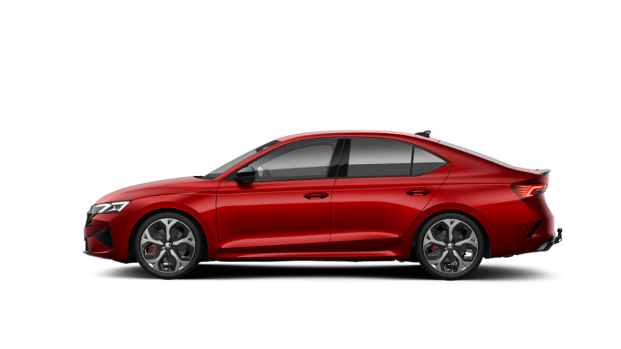 Škoda Octavia, 2,0 TSI 195 kW 7° automatická DSG, barva červená