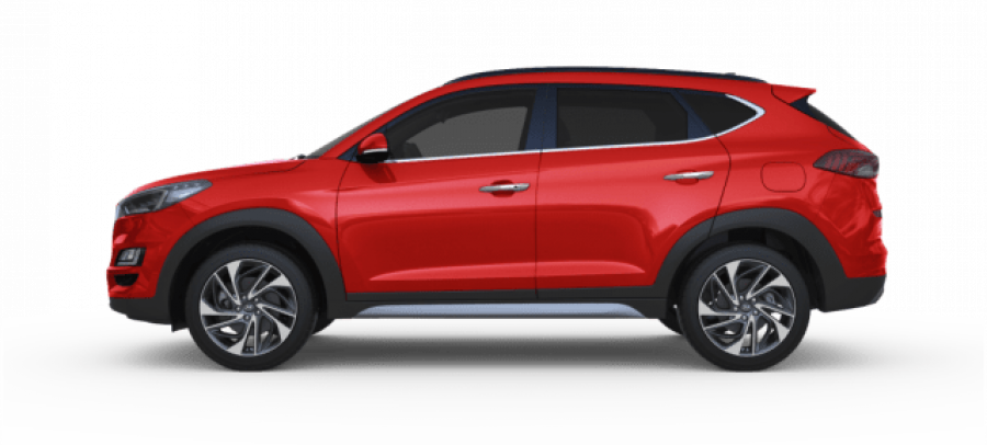Hyundai Tucson, 1,6 CRDi 85 kW (diesel) 6 st. man, barva červená